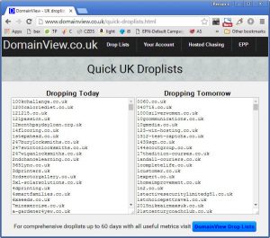 Domain View Quick Drops