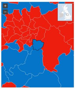 Local Area Election Results Map